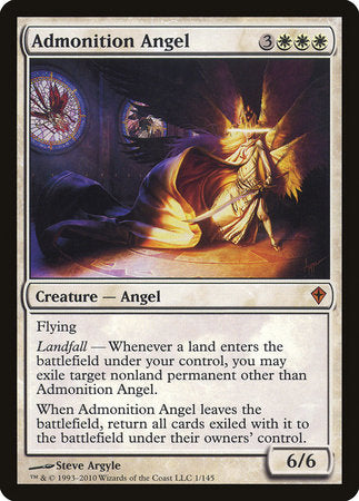 Admonition Angel [Worldwake] | Good Games Cannington