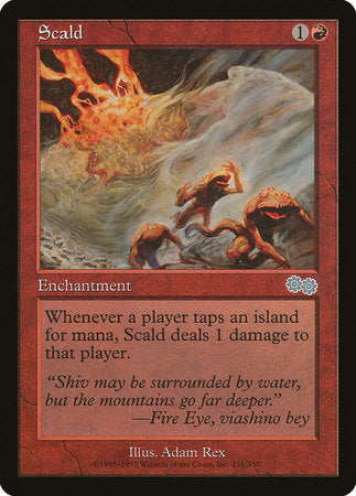 Scald [Urza's Saga] | Good Games Cannington