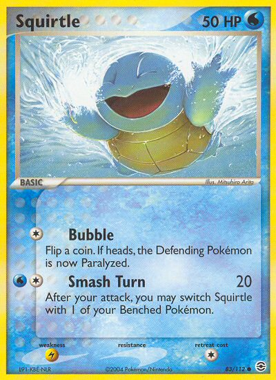 Squirtle (83/112) [EX: FireRed & LeafGreen] | Good Games Cannington