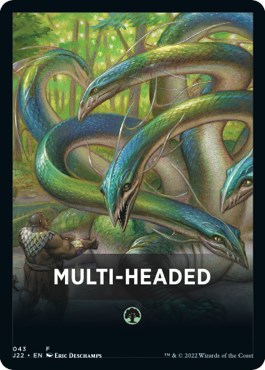 Multi-Headed Theme Card [Jumpstart 2022 Front Cards] | Good Games Cannington