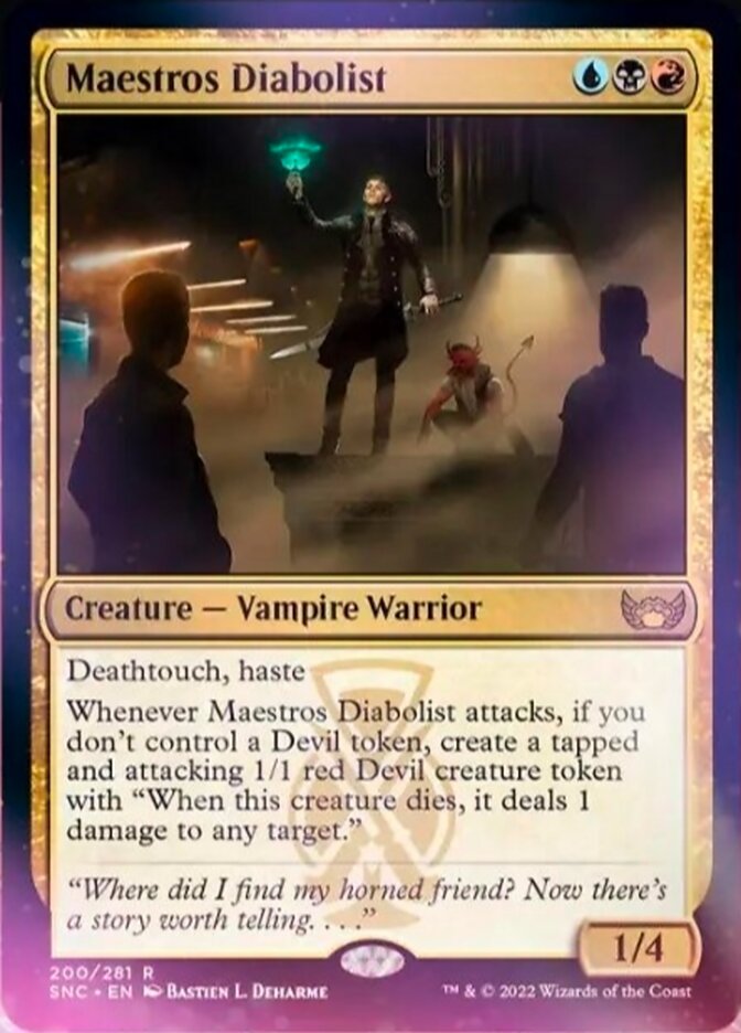 Maestros Diabolist [Streets of New Capenna] | Good Games Cannington