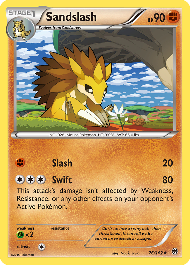 Sandslash (76/162) [XY: BREAKthrough] | Good Games Cannington
