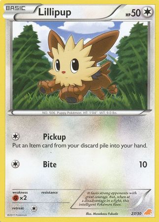 Lillipup (27/30) [Black & White: Trainer Kit - Excadrill] | Good Games Cannington