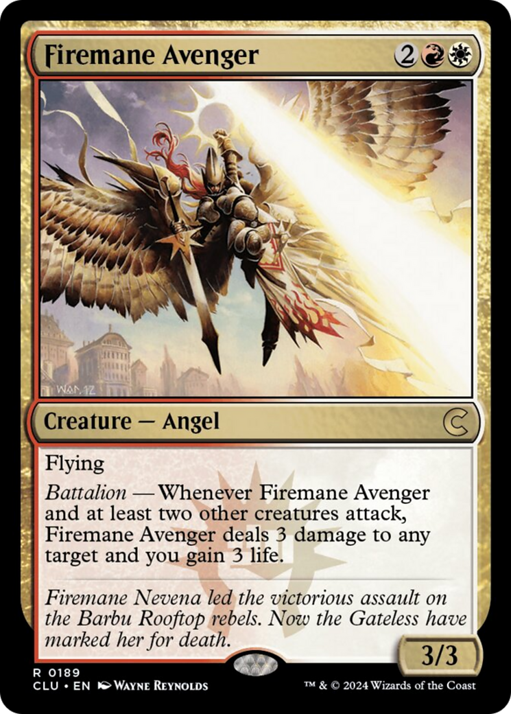 Firemane Avenger [Ravnica: Clue Edition] | Good Games Cannington