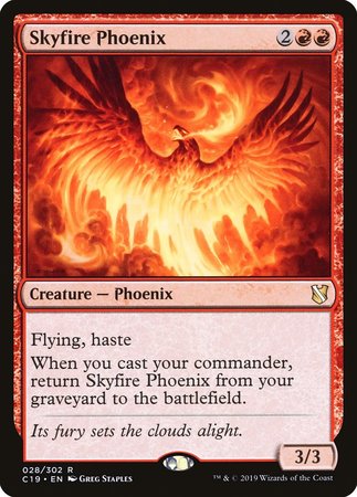 Skyfire Phoenix [Commander 2019] | Good Games Cannington