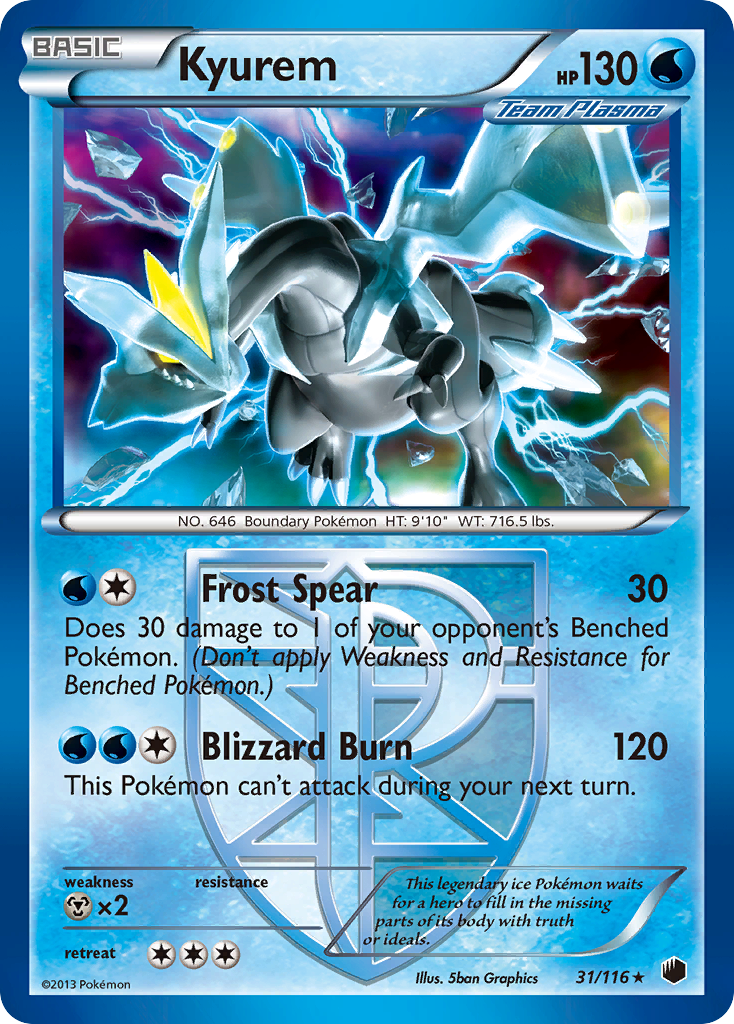 Kyurem (31/116) [Black & White: Plasma Freeze] | Good Games Cannington