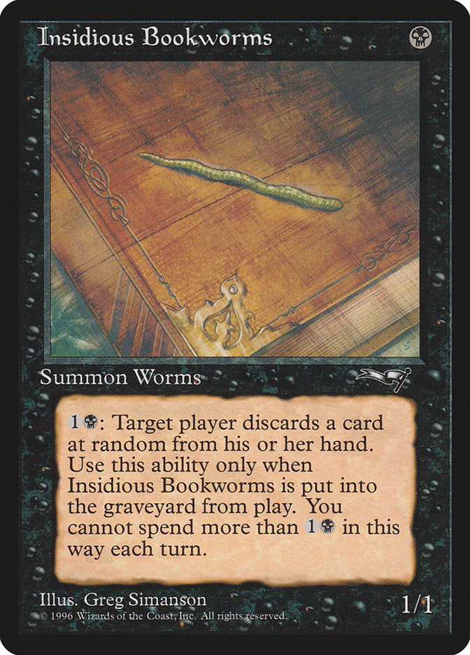 Insidious Bookworms (Single Worm) [Alliances] | Good Games Cannington