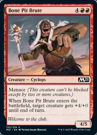 Bone Pit Brute [Core Set 2021] | Good Games Cannington