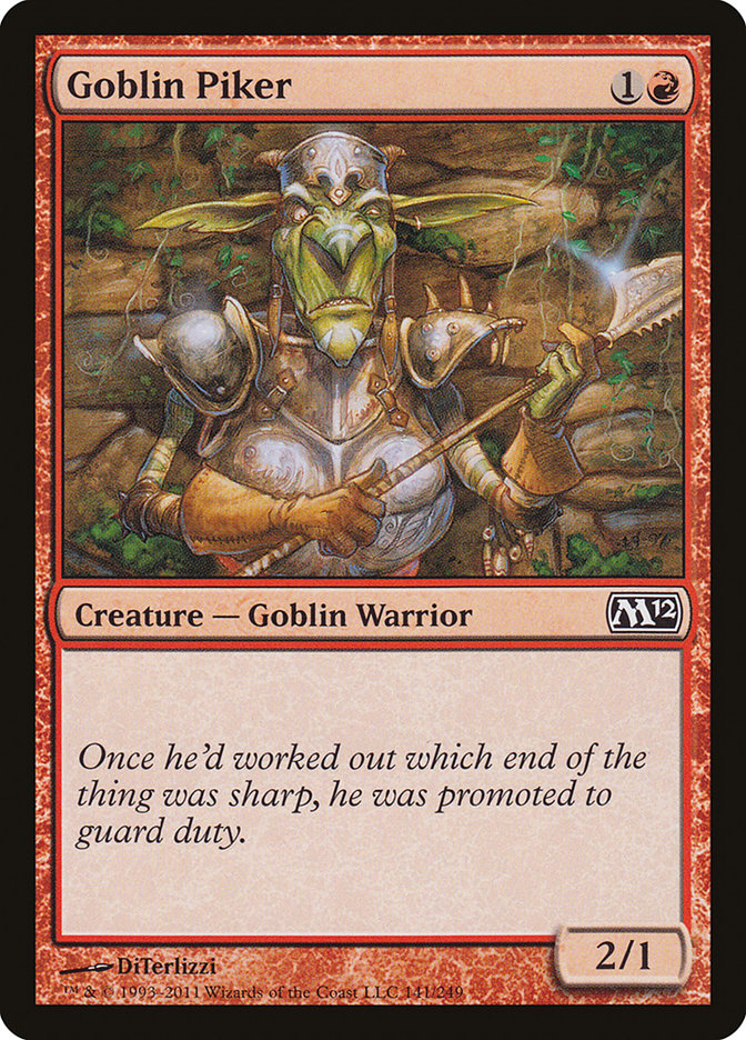 Goblin Piker [Magic 2012] | Good Games Cannington