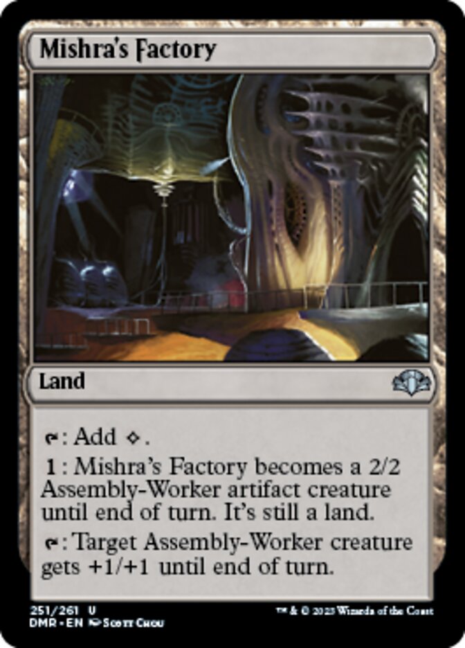 Mishra's Factory [Dominaria Remastered] | Good Games Cannington