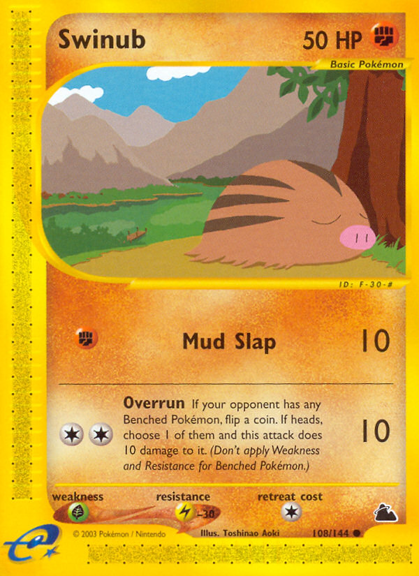Swinub (108/144) [Skyridge] | Good Games Cannington