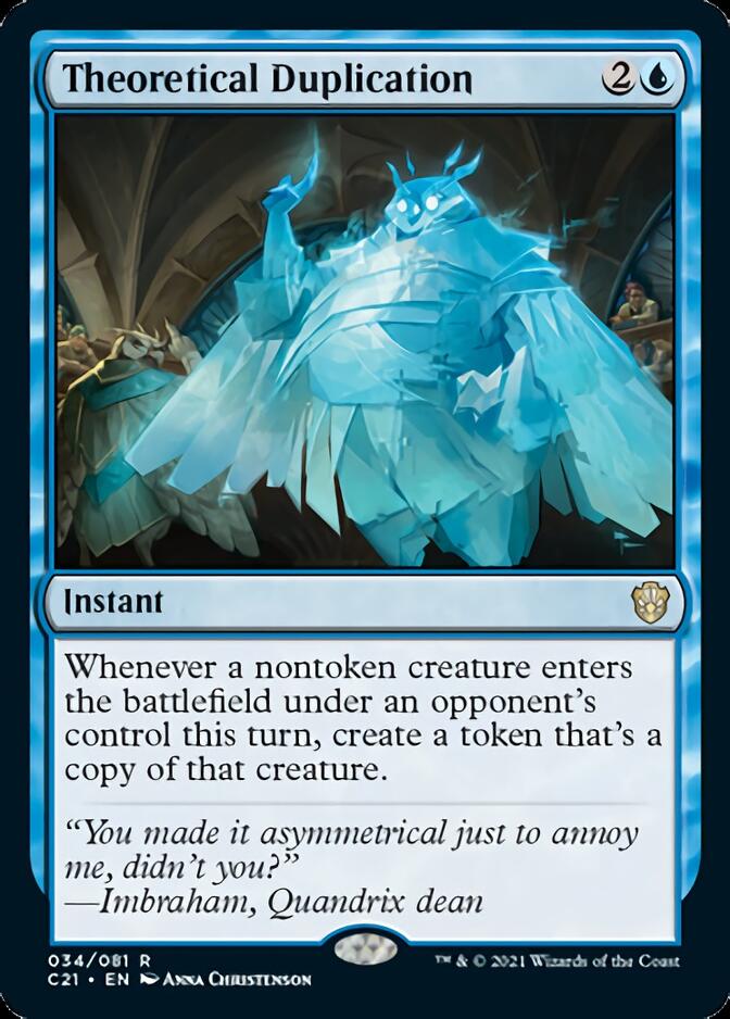 Theoretical Duplication [Commander 2021] | Good Games Cannington