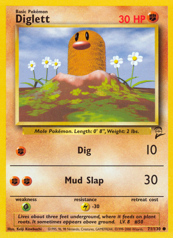 Diglett (71/130) [Base Set 2] | Good Games Cannington