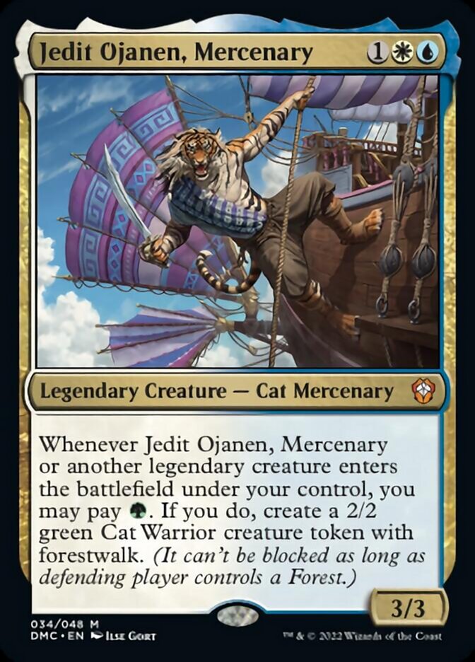 Jedit Ojanen, Mercenary [Dominaria United Commander] | Good Games Cannington
