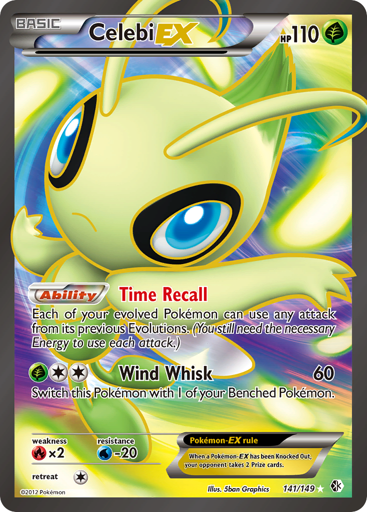 Celebi EX (141/149) [Black & White: Boundaries Crossed] | Good Games Cannington
