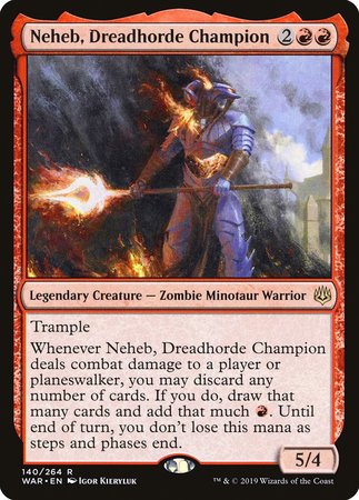 Neheb, Dreadhorde Champion [War of the Spark] | Good Games Cannington