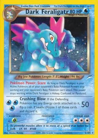 Dark Feraligatr (5/105) [Neo Destiny Unlimited] | Good Games Cannington
