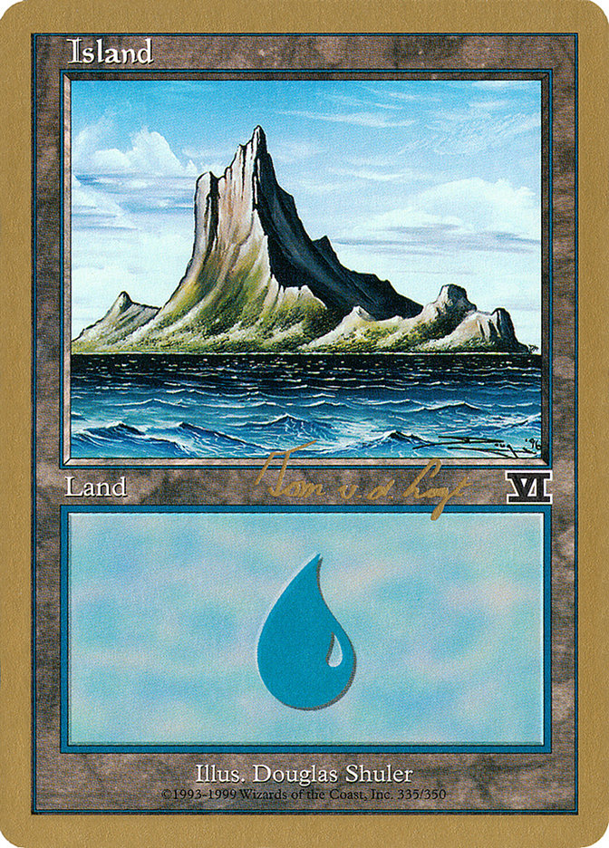 Island (tvdl335) (Tom van de Logt) [World Championship Decks 2000] | Good Games Cannington