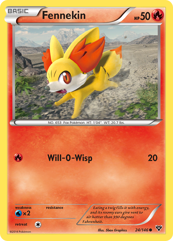 Fennekin (24/146) [XY: Base Set] | Good Games Cannington