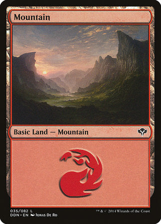 Mountain (35) [Duel Decks: Speed vs. Cunning] | Good Games Cannington