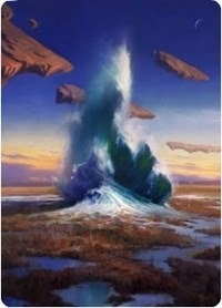 Flooded Strand Art Card [Zendikar Rising Art Series] | Good Games Cannington
