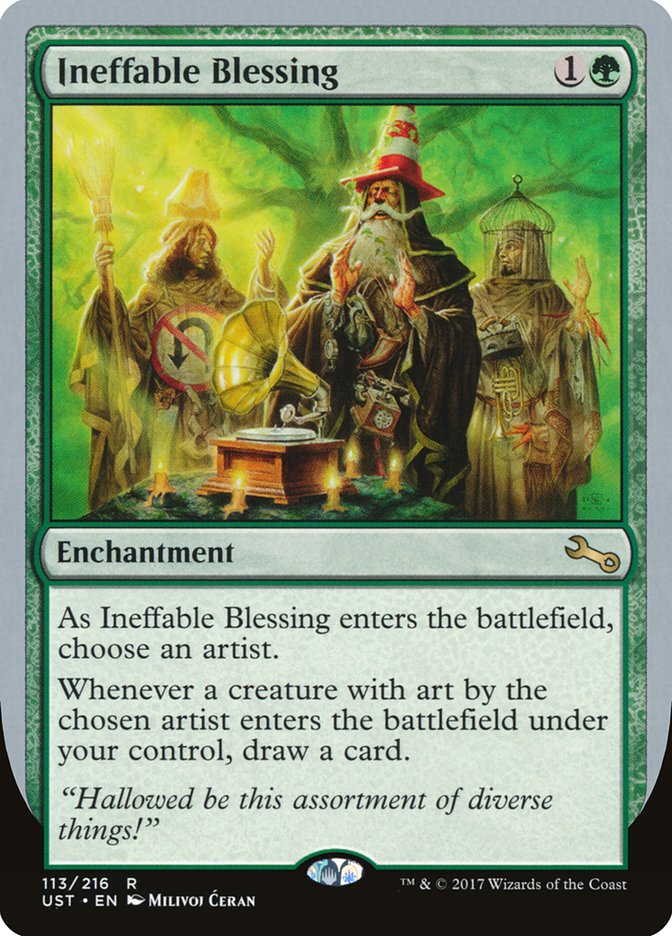 Ineffable Blessing ("choose an artist") [Unstable] | Good Games Cannington