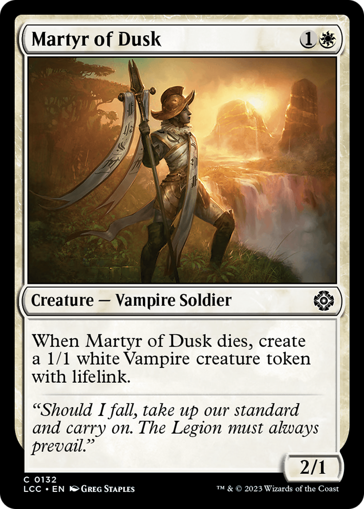 Martyr of Dusk [The Lost Caverns of Ixalan Commander] | Good Games Cannington
