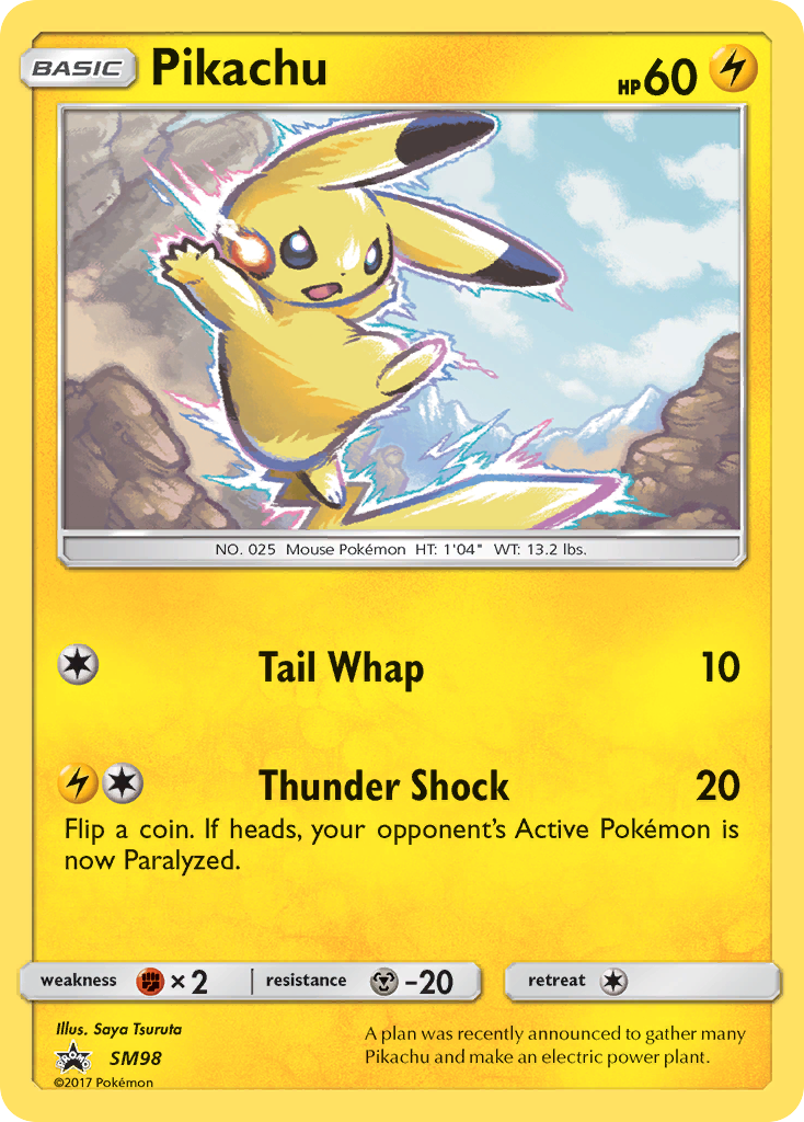Pikachu (SM98) [Sun & Moon: Black Star Promos] | Good Games Cannington