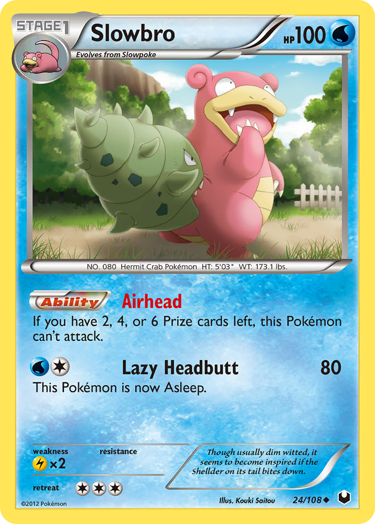 Slowbro (24/108) [Black & White: Dark Explorers] | Good Games Cannington