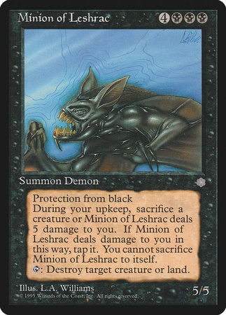 Minion of Leshrac [Ice Age] | Good Games Cannington
