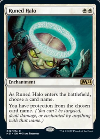 Runed Halo [Core Set 2021] | Good Games Cannington