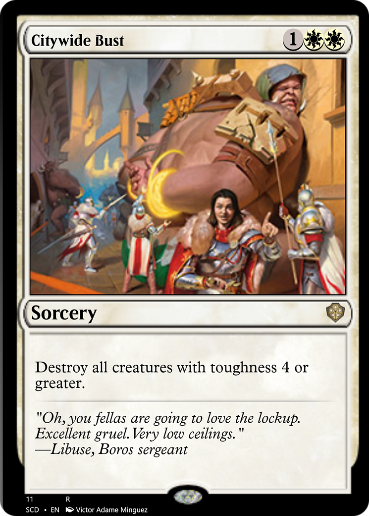 Citywide Bust [Starter Commander Decks] | Good Games Cannington
