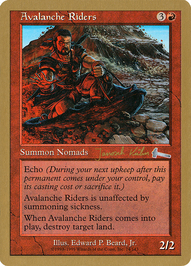 Avalanche Riders (Janosch Kuhn) [World Championship Decks 2000] | Good Games Cannington