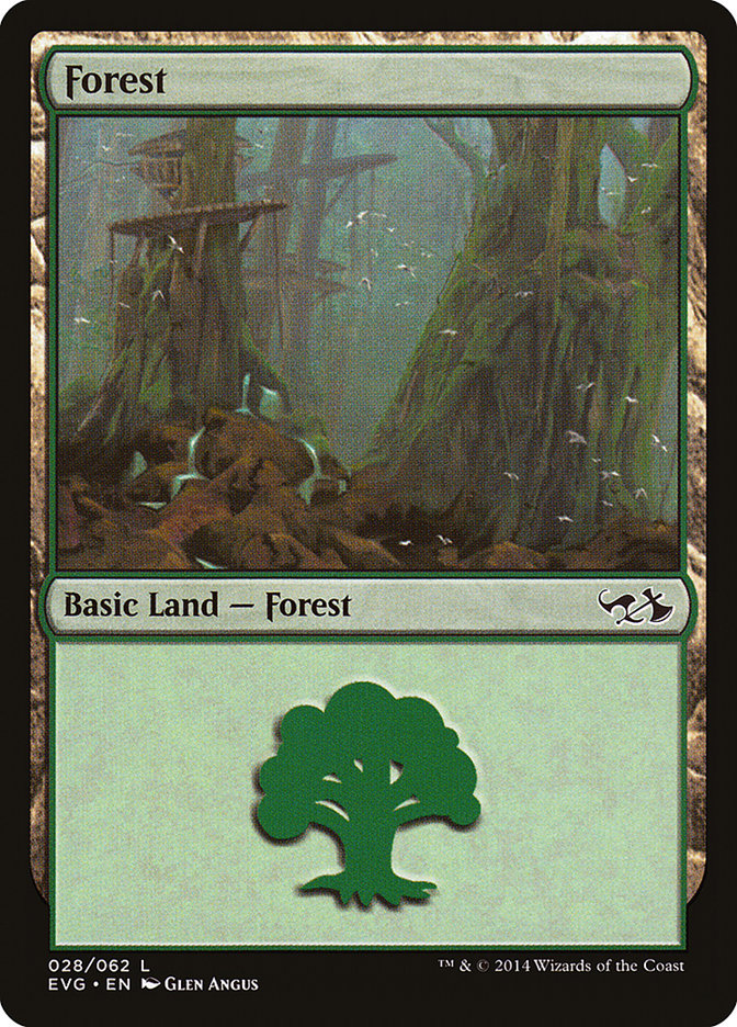 Forest (28) (Elves vs. Goblins) [Duel Decks Anthology] | Good Games Cannington