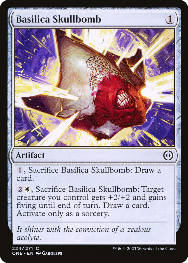 Basilica Skullbomb [Phyrexia: All Will Be One] | Good Games Cannington