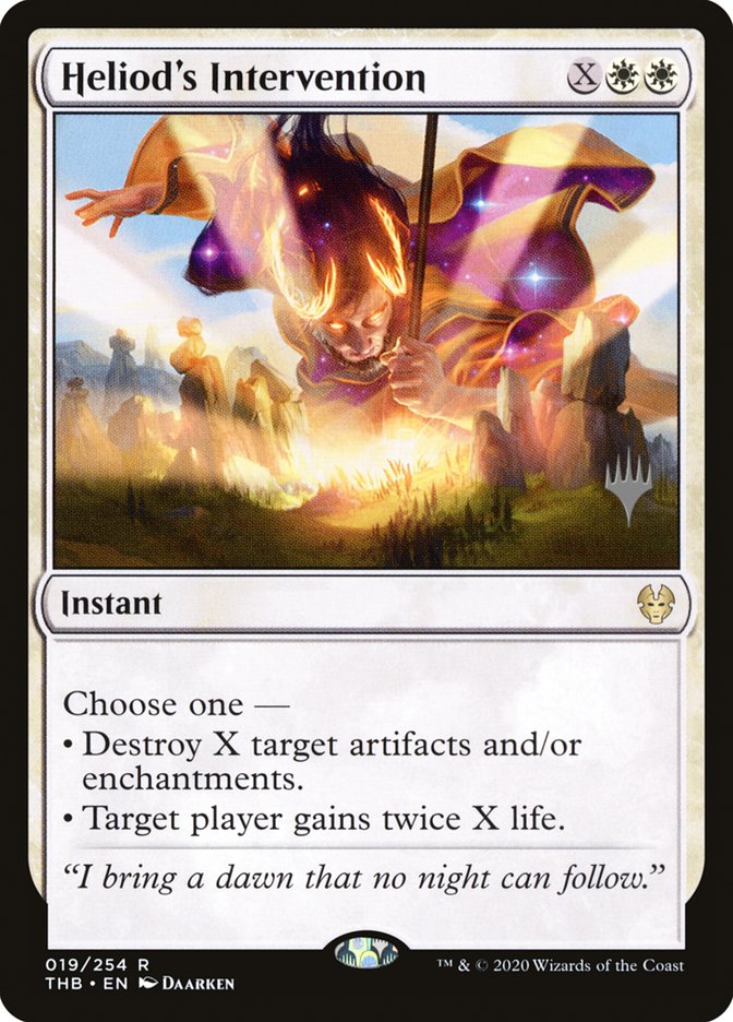 Heliod's Intervention (Promo Pack) [Theros Beyond Death Promos] | Good Games Cannington