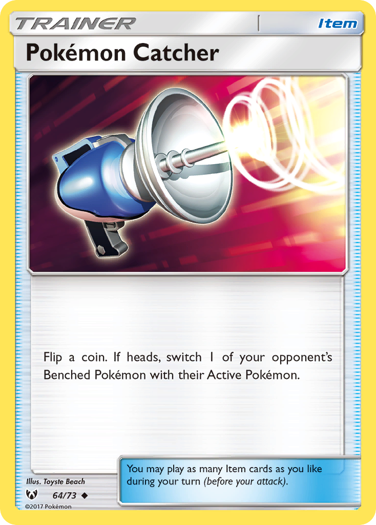 Pokemon Catcher (64/73) [Sun & Moon: Shining Legends] | Good Games Cannington