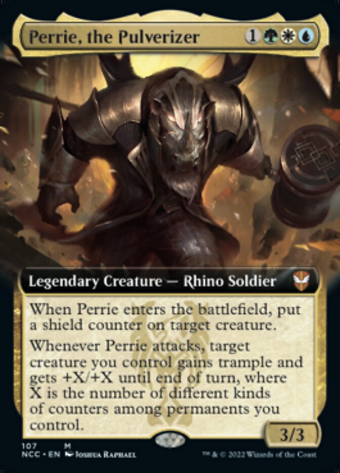 Perrie, the Pulverizer (Extended Art) [Streets of New Capenna Commander] | Good Games Cannington