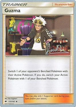 Guzma (115/147) (Infinite Force - Diego Cassiraga) [World Championships 2017] | Good Games Cannington