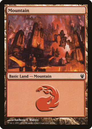 Mountain (43) [Duel Decks: Izzet vs. Golgari] | Good Games Cannington