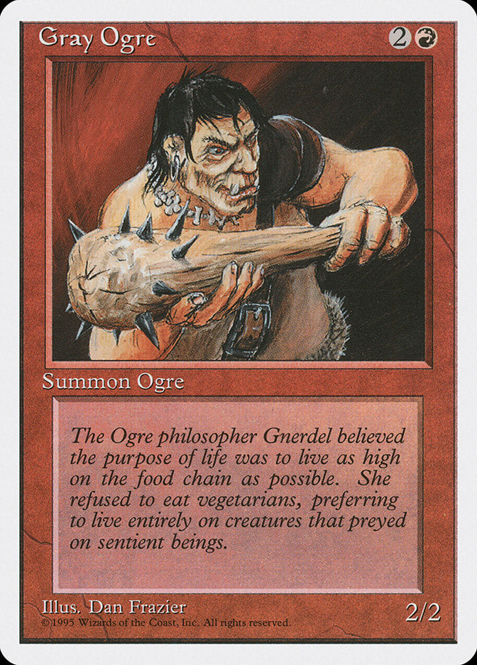 Gray Ogre [Fourth Edition] | Good Games Cannington