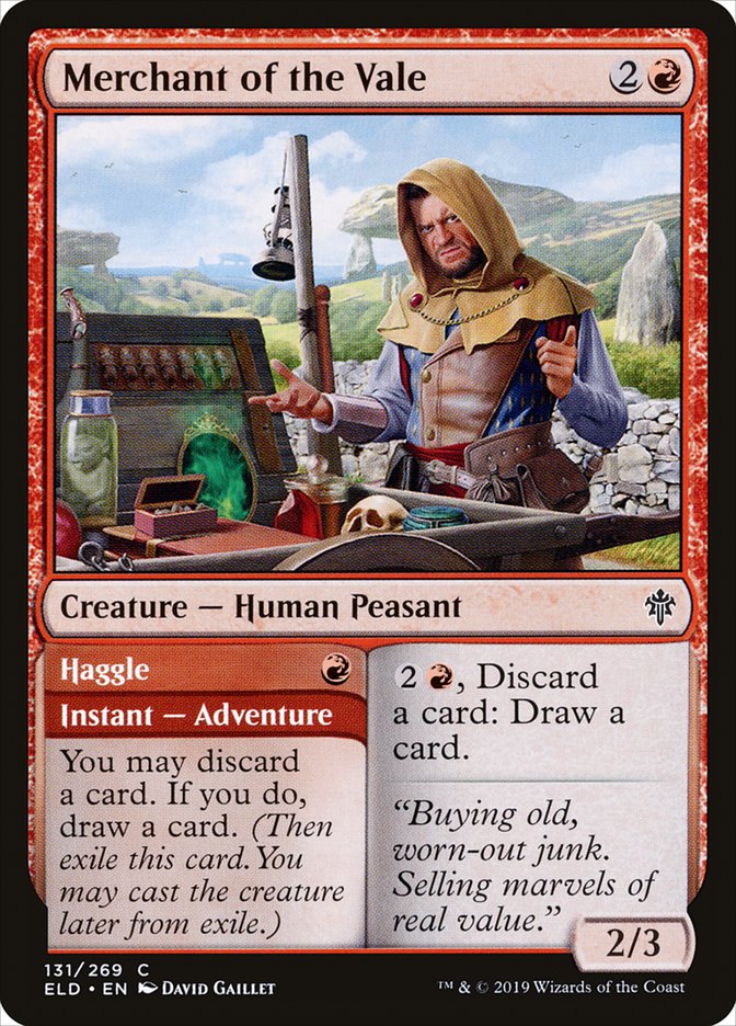 Merchant of the Vale // Haggle [Throne of Eldraine] | Good Games Cannington