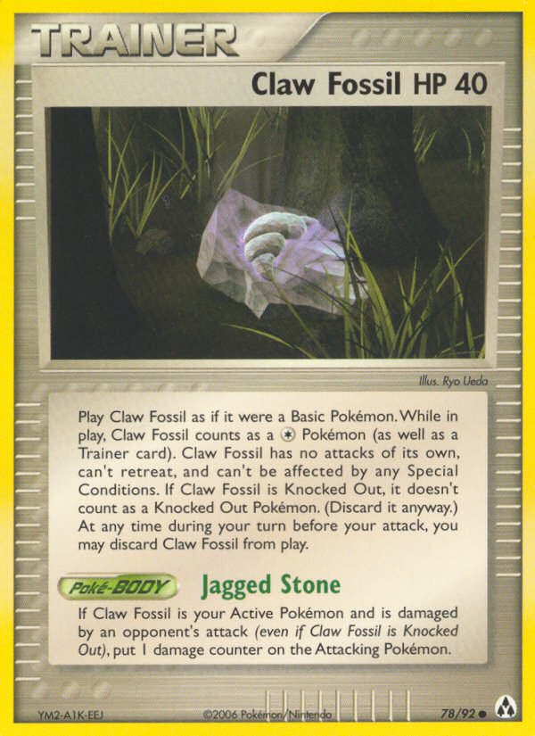 Claw Fossil (78/92) [EX: Legend Maker] | Good Games Cannington