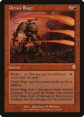 Urza's Rage [Invasion] | Good Games Cannington