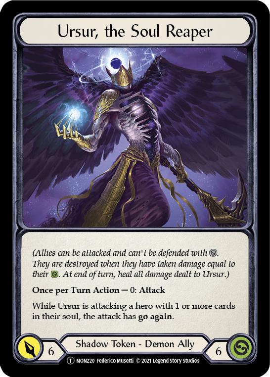 Blasmophet, the Soul Harvester // Ursur, the Soul Reaper [U-MON219 // U-MON220] Unlimited Normal | Good Games Cannington