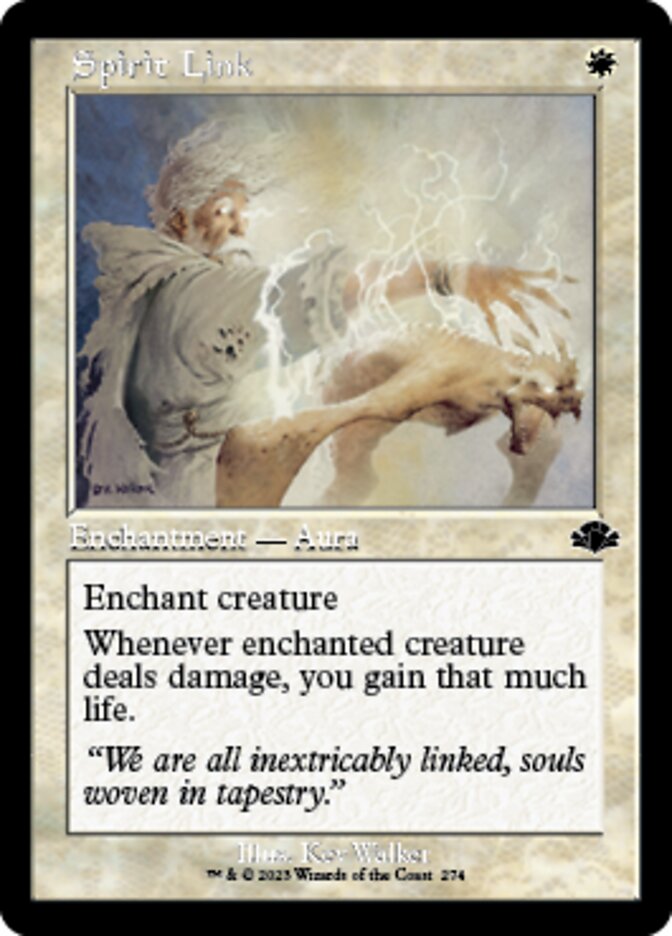 Spirit Link (Retro) [Dominaria Remastered] | Good Games Cannington