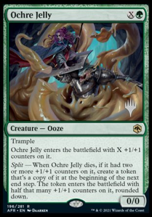 Ochre Jelly (Promo Pack) [Dungeons & Dragons: Adventures in the Forgotten Realms Promos] | Good Games Cannington
