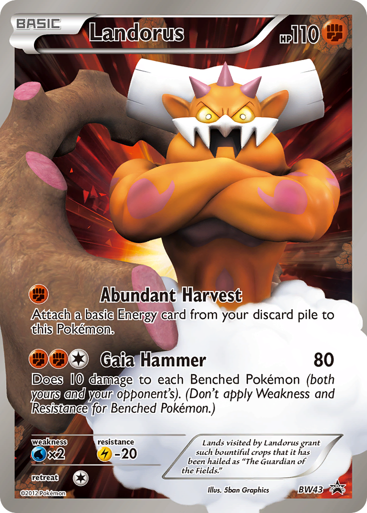 Landorus (BW43) [Black & White: Black Star Promos] | Good Games Cannington