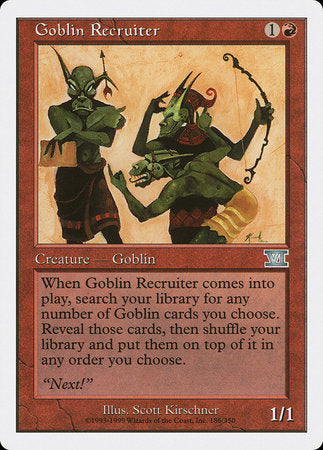 Goblin Recruiter [Classic Sixth Edition] | Good Games Cannington