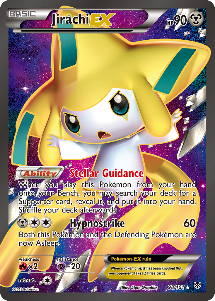 Jirachi EX (98/101) [Black & White: Plasma Blast] | Good Games Cannington